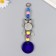 Suspension from the evil eye "Filin on a branch" 21 cm mix