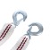 Towing cable, 10 tons, 4.5 m, 2 hooks