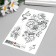 Tattoo on the body "Snake in flowers" 10x15 cm