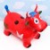 Toy - nursery jumper "cow" rubber inflatable, 50x29cm, red