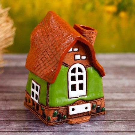 Aroma lace house "Fun", small, 9 cm, handmade, mix-5