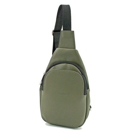 B2770 Ryukzak-Sling, lightning department, dark green color 28x16x4cm
