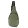 B2770 Ryukzak-Sling, lightning department, dark green color 28x16x4cm