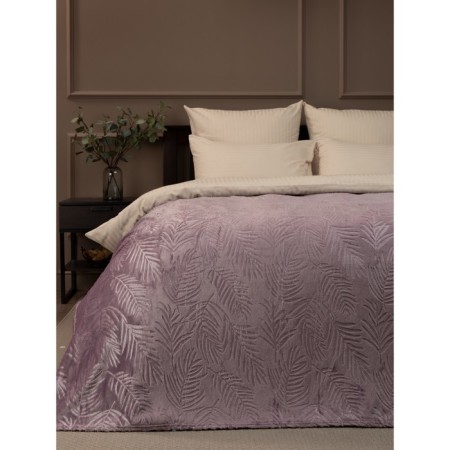Texrepublic blanket, size 200x220 cm, lilac color