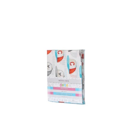 Baby sheet "balls", size 90x200 cm-4