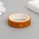 Adhesive tape paper "Orange mood" width 1 cm winding 2 m set 5 pcs