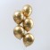 Shar Latex 12 "" with a housewarming ", chrome, set 25 pcs., Color gold