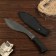 Robinson knife "steel" steel - 420, handle - plastic, 45 cm