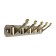 Tundra tundra tundra, metal, five -rod, bronze color