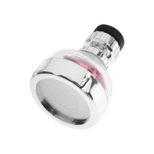 Аэратор ZEIN Z3632-1, поворотный, на шарнире, с красным вентилятором, хром/прозрачный