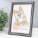 Photo frame Plastic "Lace" 15x21 cm, steel