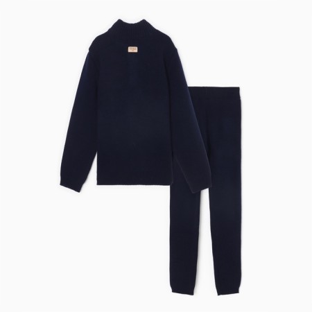 Costume (sweater and trousers) children's minku, dark blue color, height 110 cm-12