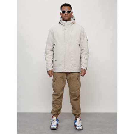 Male spring jacket, size 58, light gray color
