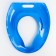 Toilet seat, blue color