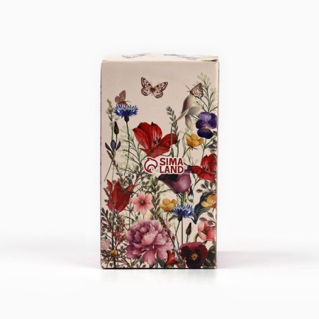 Candle in the bank "Harmony and Happiness", Flower aroma, 11 x 5.8 cm.-4