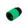 Connector, external thread 3/4 ", quick -sitting connection, plastic