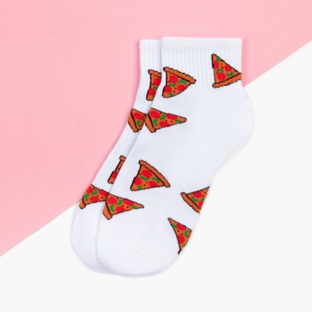 Women's socks kaftan "pizza" r.36-40 (23-25 ​​cm)-1