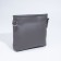 Bag Cross-Bodi with a zipper, gray color