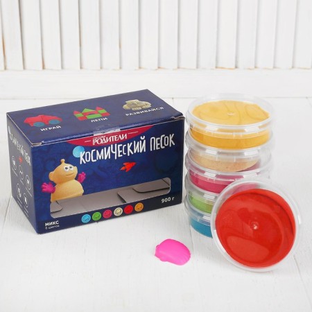 Cosmic sand, in a set of 6 pcs. 150 g, mix-1