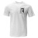 Male White Sketch T -shirt, size XL, white, black