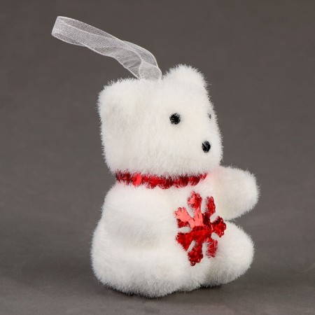 A toy of foam "Bears" with snowflakes, 8 cm-1