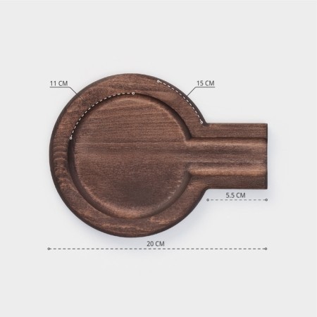 ADELICA spoon, 20 × 15 × 2 cm, dark beech-1