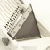 Magistro stormy vegetable engine, with a controlled cutting angle, stainless steel, 35 × 15 × 14 cm, white color