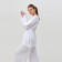 Women's costume (tunic, trousers) minku: casual collection color white, size 50