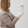 Mittens teenage minku bear 24 cm white color