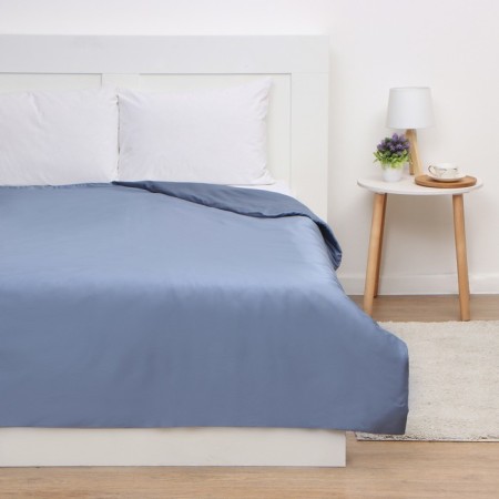 Crystick Ethel Blue Lake 200*215, 100% cotton, Maco-Satin, 114g/m2