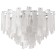 Suspension chandelier Stilform Glowice 10XE14 40W, size 60x60x60-100 cm, color chromium