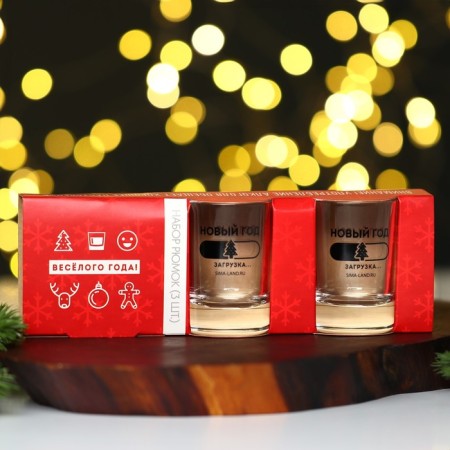 Set of glasses “Pour, drink, repeat”, 3 pcs., 50 ml-2