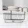 Basket suspended share "Loft", 28.5 × 24 × 17.5 cm, black color