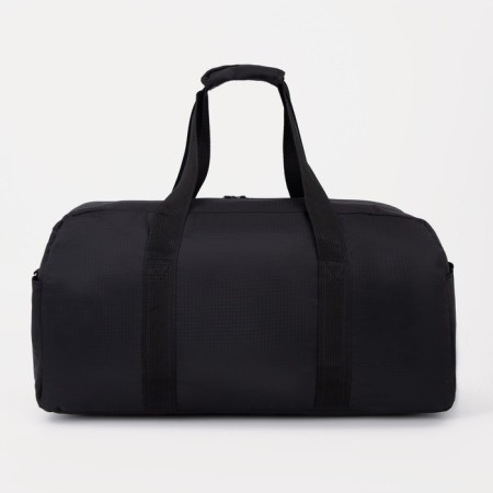 Sports bag with lightning, 2 external pockets, average size, black color-1