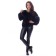 Female jumper, size 46, black color