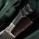 Knife Pchak Sharkhon "Rog Saigak" - plastic, Sukhma, Garda tin, engraving, 15 cm