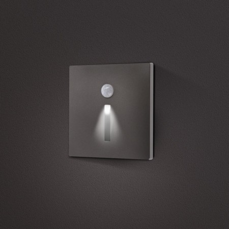 Built-in lamp for the stairs, NL-37, engine sensor, 1.5 W, 60 lm, 6500k, silver-1