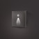 Built-in lamp for the stairs, NL-37, engine sensor, 1.5 W, 60 lm, 6500k, silver