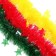Tinsel "spark" stars, d-6 cm, 200 cm, mix