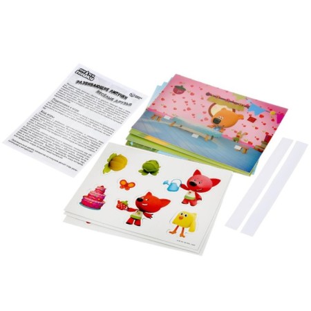 Developing game "Fun friends. Mi-mi-Mimka ", with Velcro, 3+-2