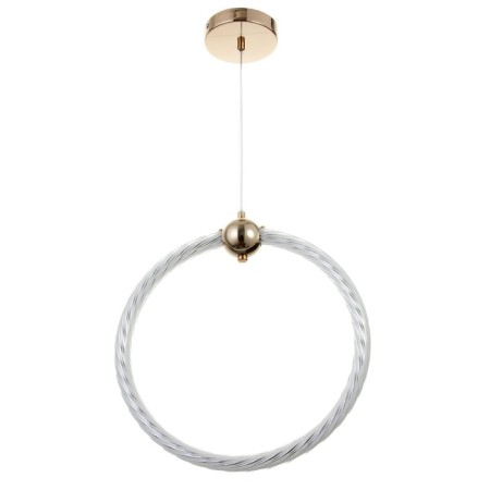 Lamp Bayerlux "Circle" LED 32W gold 34.5x6x37-120 cm