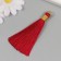 Decor for creativity Textile "Brushing. Olivia" Bordeaux set 2 pcs 8x1.2 cm