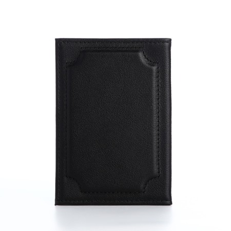 Cover for passport, black color-2