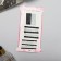 Invisibility for hair "Fermino" (set 50 pcs) 5 cm and 6 cm, black white