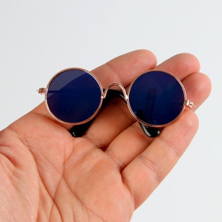 Glasses for toys, dark blue color-3