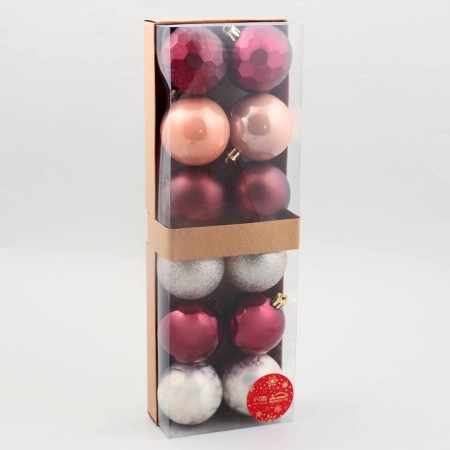 Set of balls Plastic D-6 cm, 12 pcs "Madison" Elite, mix-1