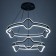 Lumber "Polterina" LED 320W 3000-6000K black 70x70x15cm BayerLux