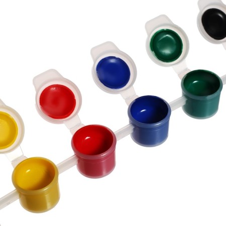 Acrylic paint, set of 6 colors x 3 ml, calligrata, frost -resistant, in a package-6