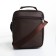Male bag on lightning, long belt, brown color