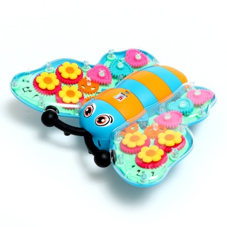 Butterfly "gear", works from batteries, light-3